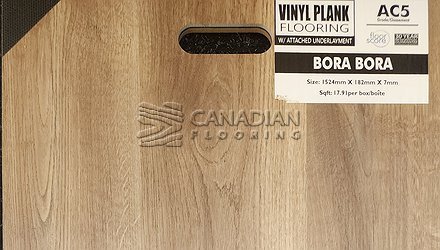 Luxury Vinyl Flooring, Aqua Plus Classic, NAF, 7.0 mm, Color: Bora Bora Vinyl flooring