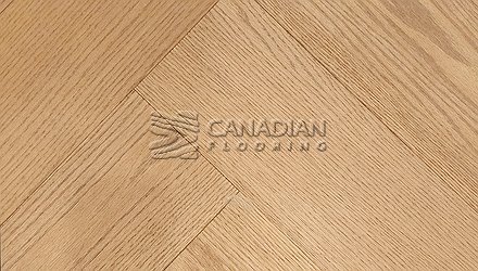 Engineered White Oak, Lucid, 7-1/2" x 3/4"  <br> Color:  Bare HB