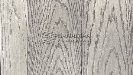 Engineered White Oak, Fuzion Demure, Elite, 6.5" x 3/4" <br> Color:  Eloquence